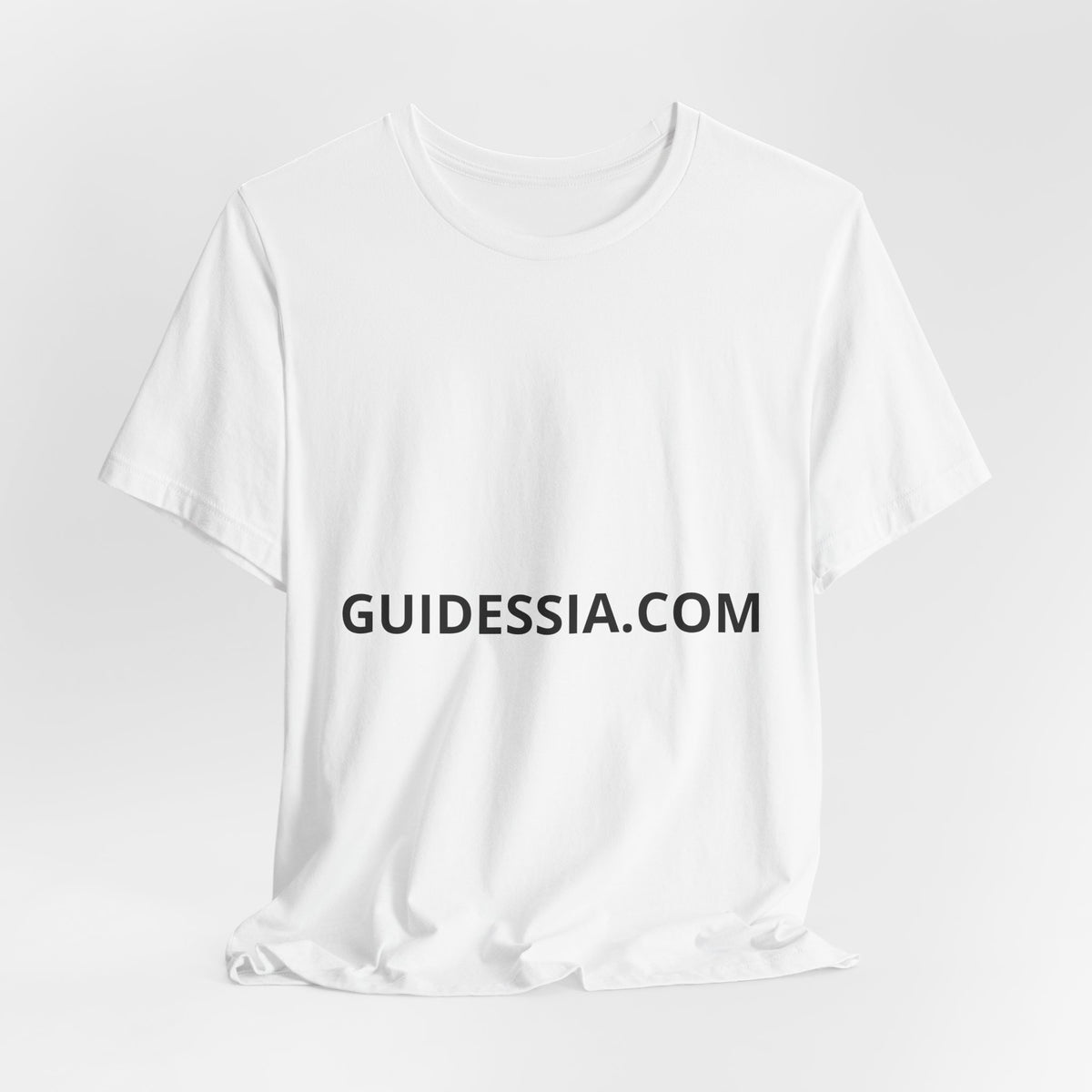 Guidesia.com Minimalist White T-Shirt