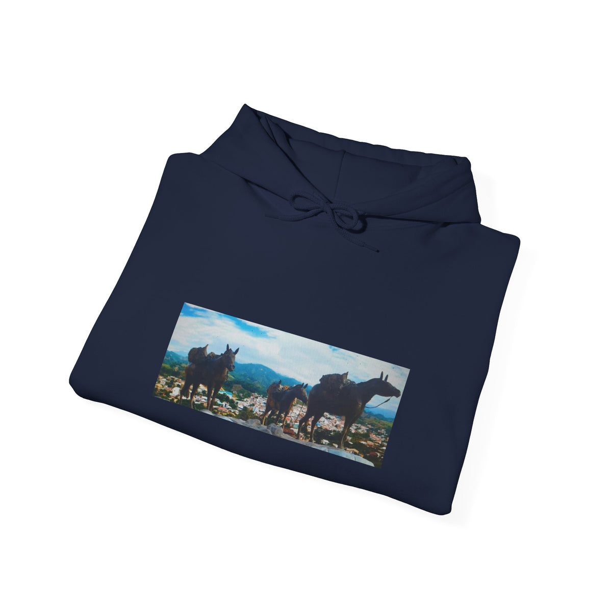 Wild Horses Scenic Landscape Hoodie