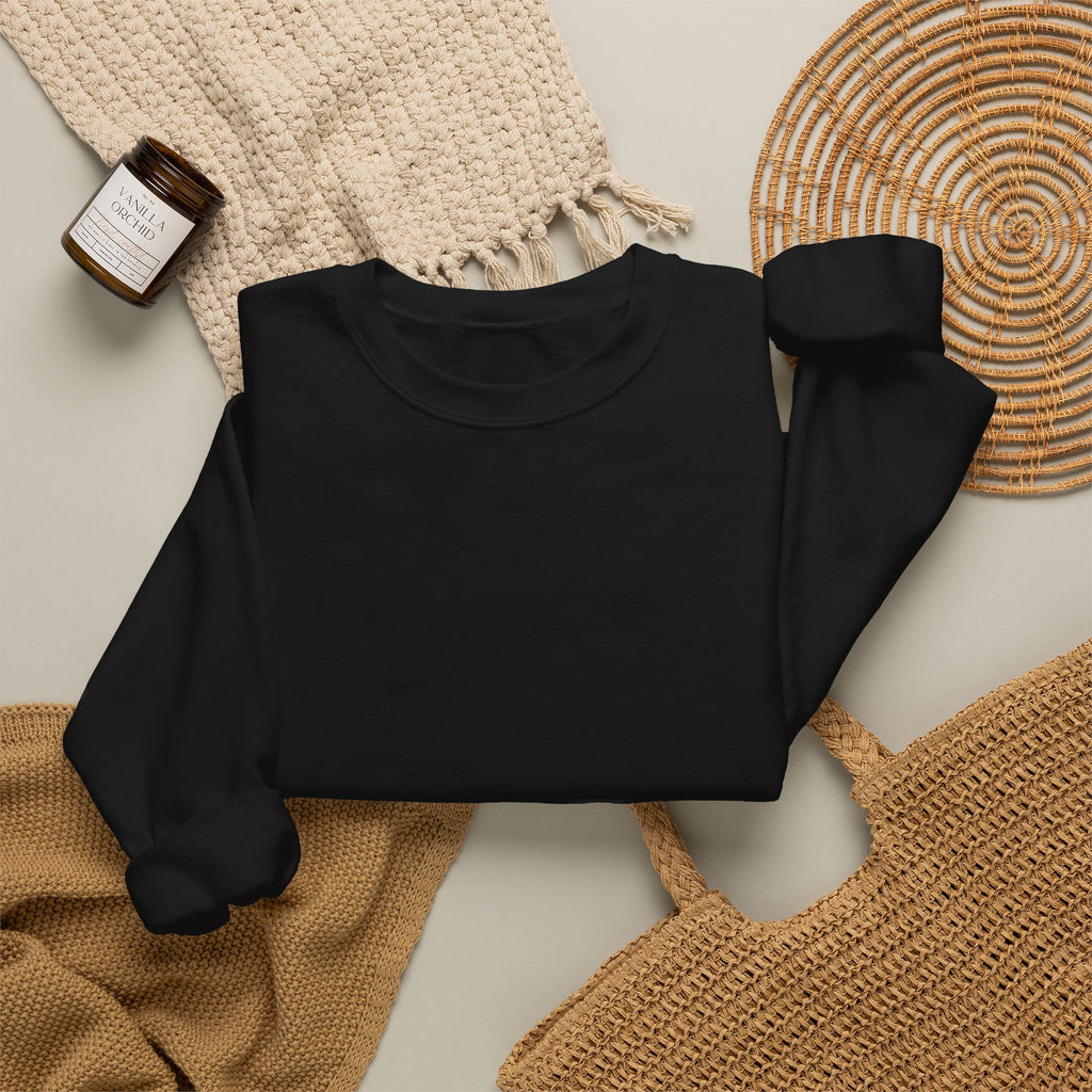 Sudadera minimalista de cuello redondo Guidesia.com