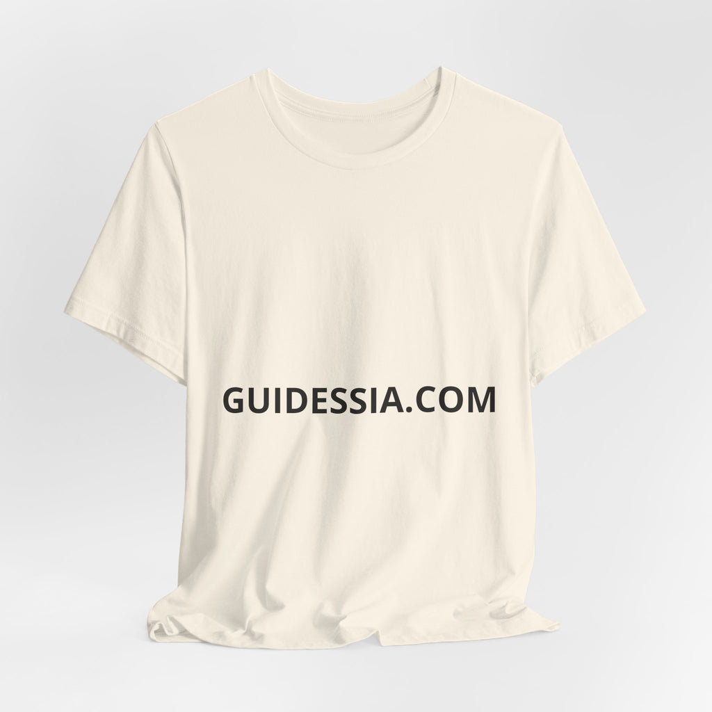 Guidesia.com Minimalist White T-Shirt