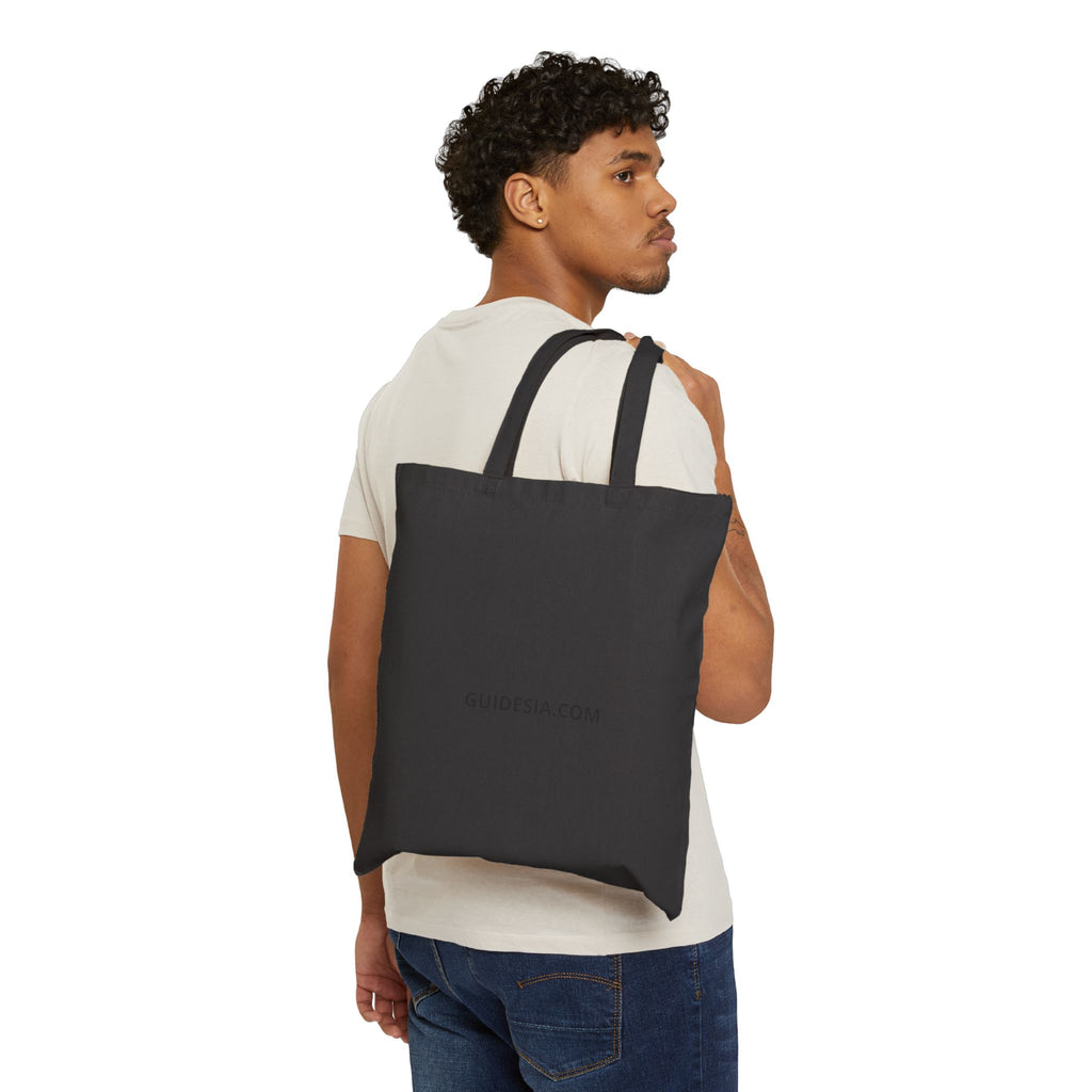 Guidesia.com Minimalist Cotton Canvas Tote Bag