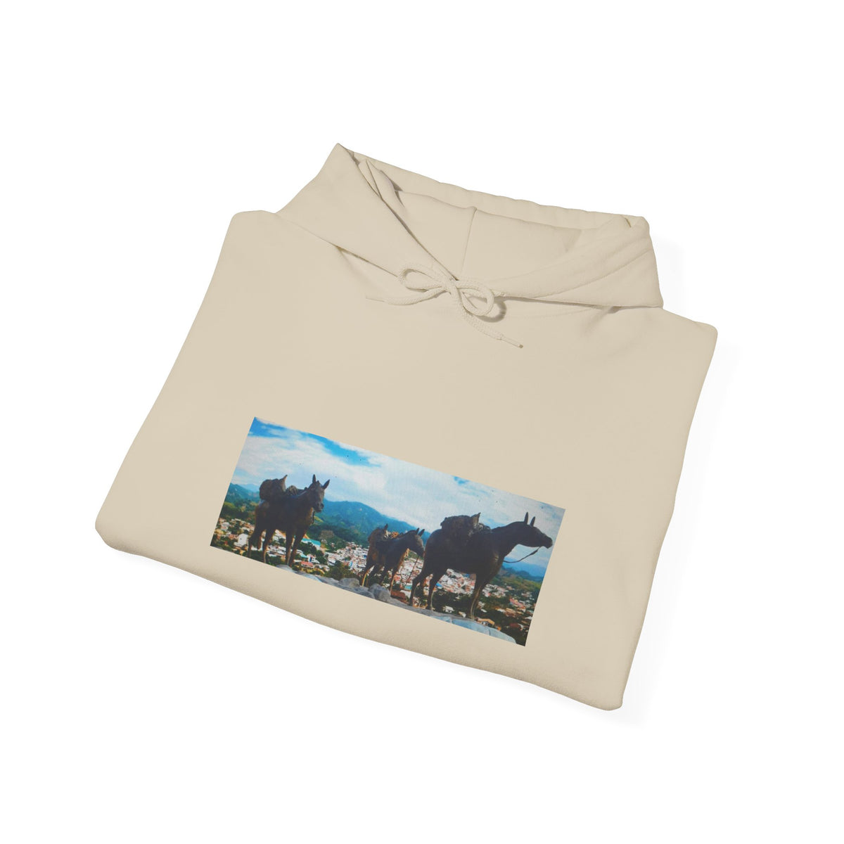 Wild Horses Scenic Landscape Hoodie