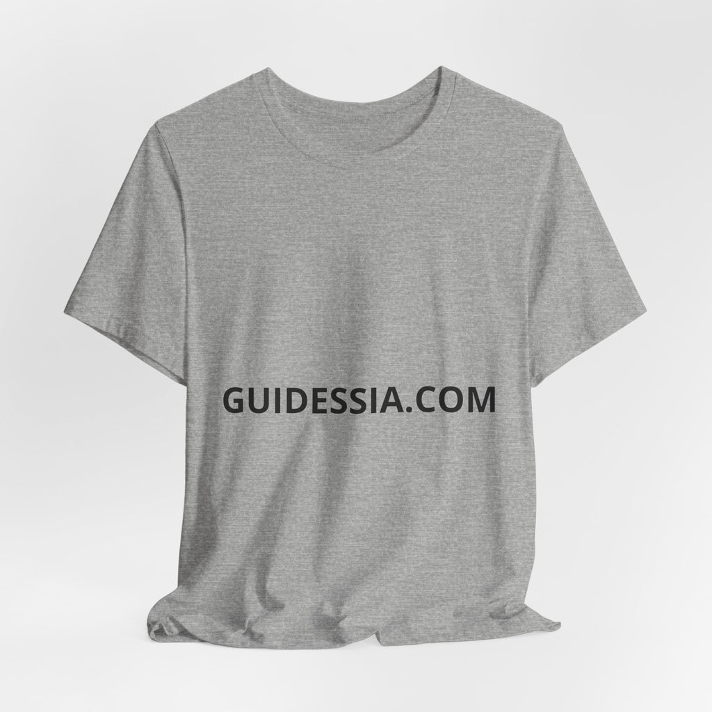 Guidesia.com Minimalist White T-Shirt