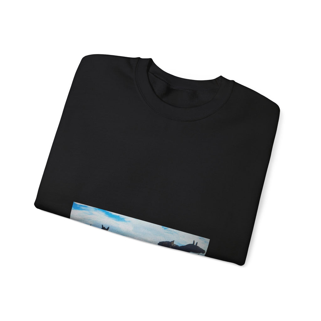Wild Horses Scenic Landscape Crewneck Sweatshirt