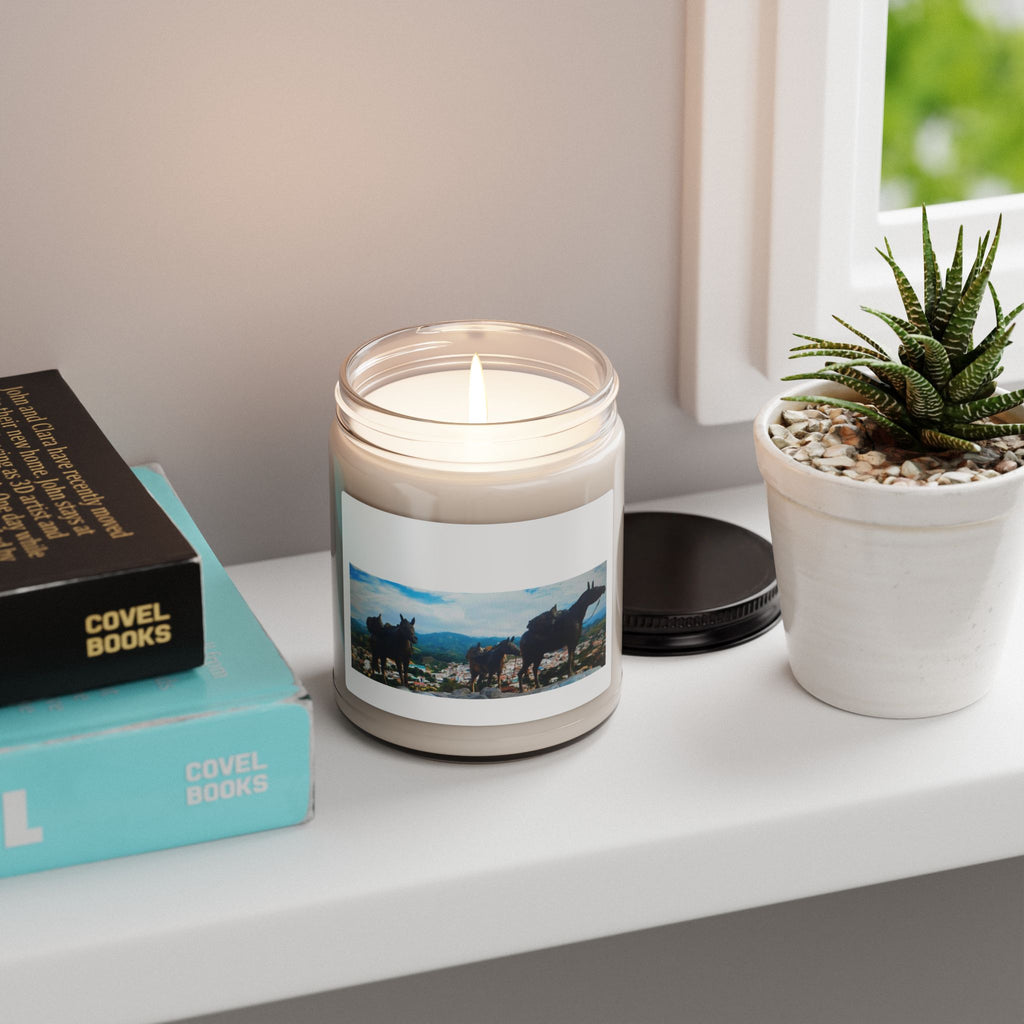 Wild Horses Mountain Landscape Scented Soy Candle