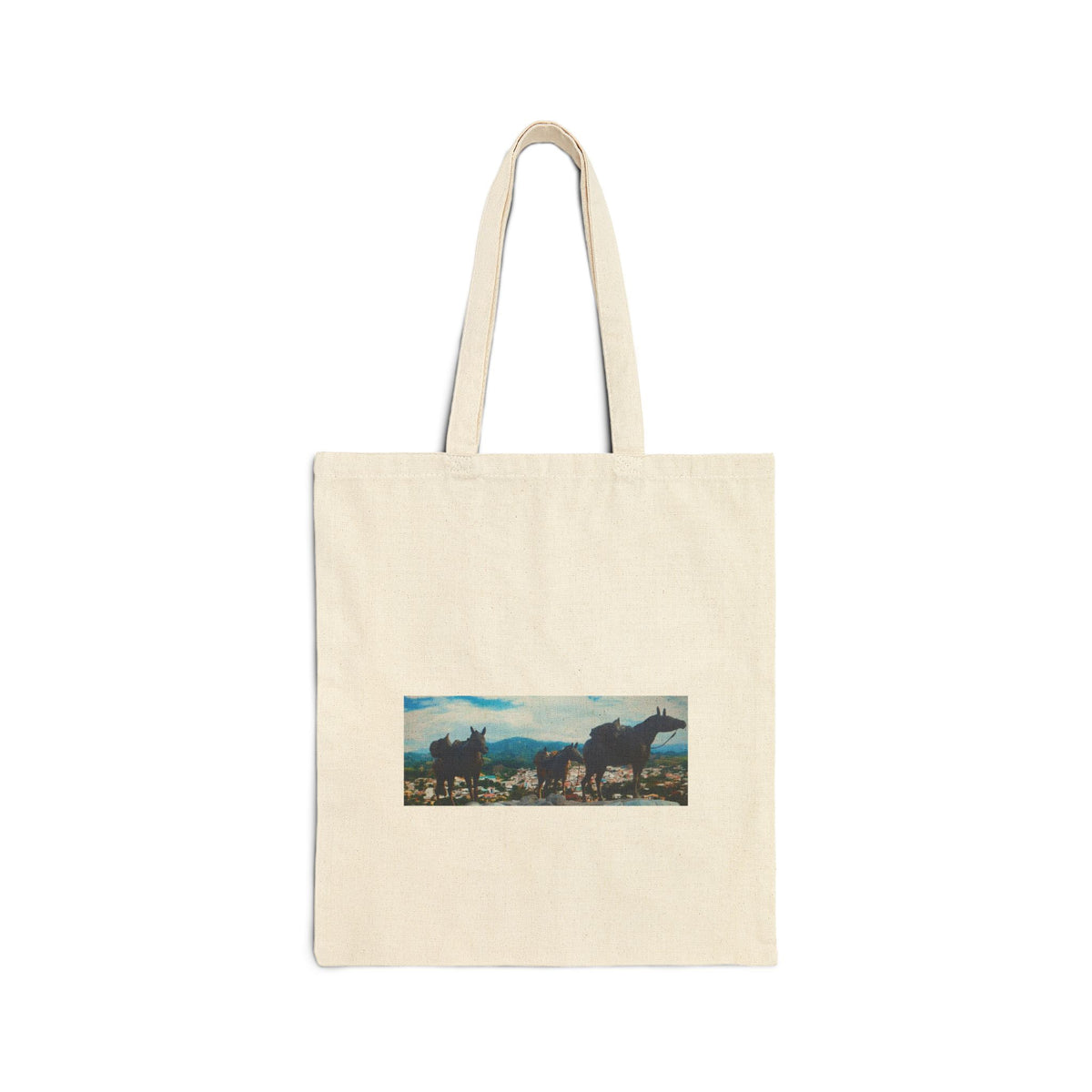Horse Meadow Canvas Tote Bag
