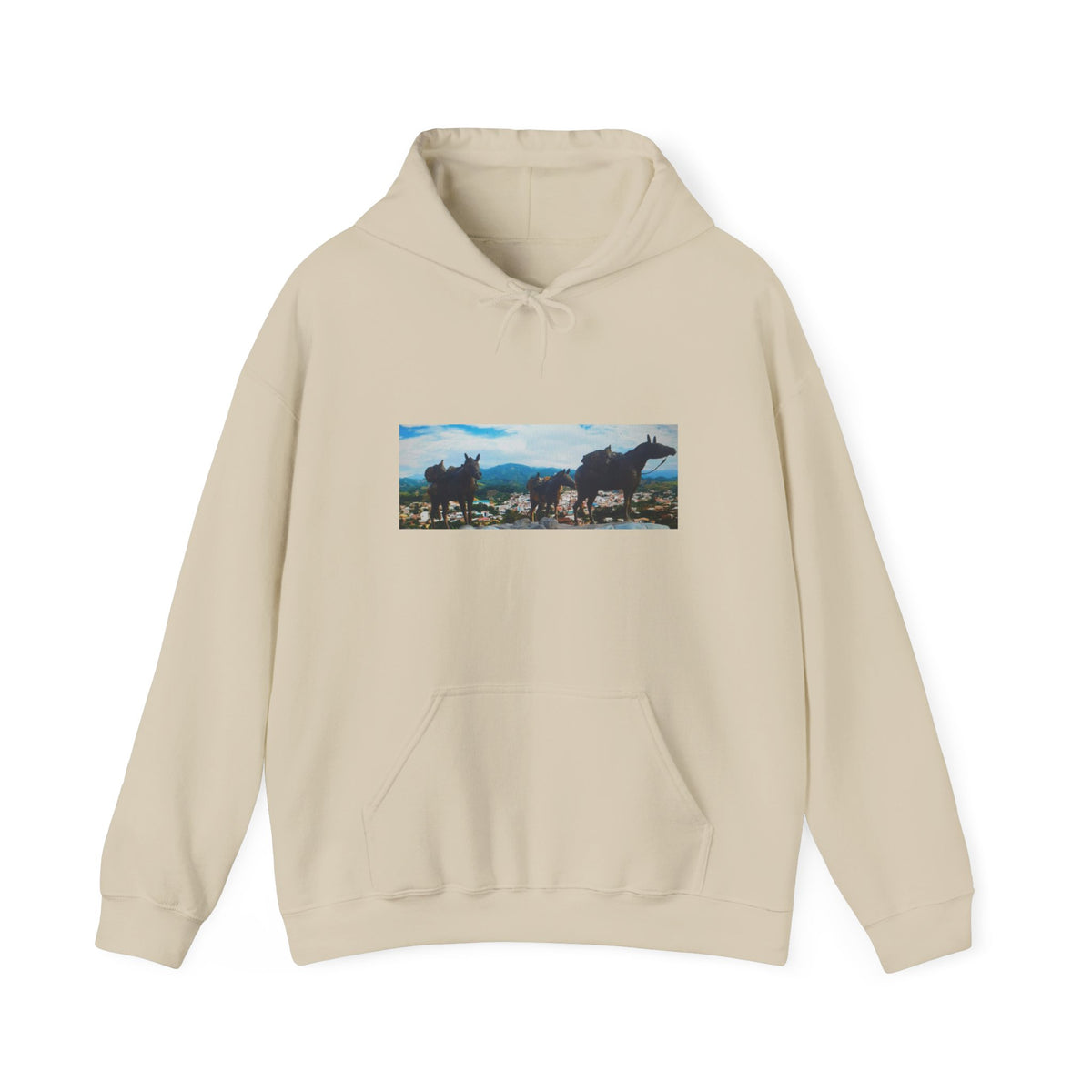 Wild Horses Scenic Landscape Hoodie