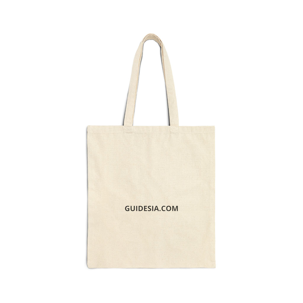 Guidesia.com Minimalist Cotton Canvas Tote Bag