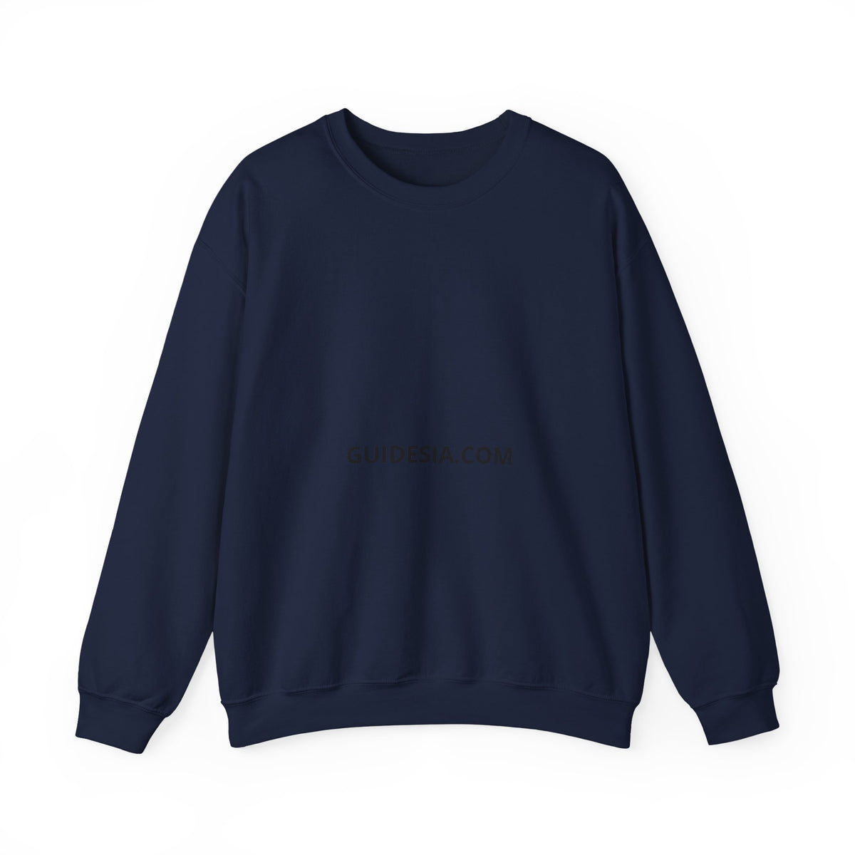 Sudadera minimalista de cuello redondo Guidesia.com